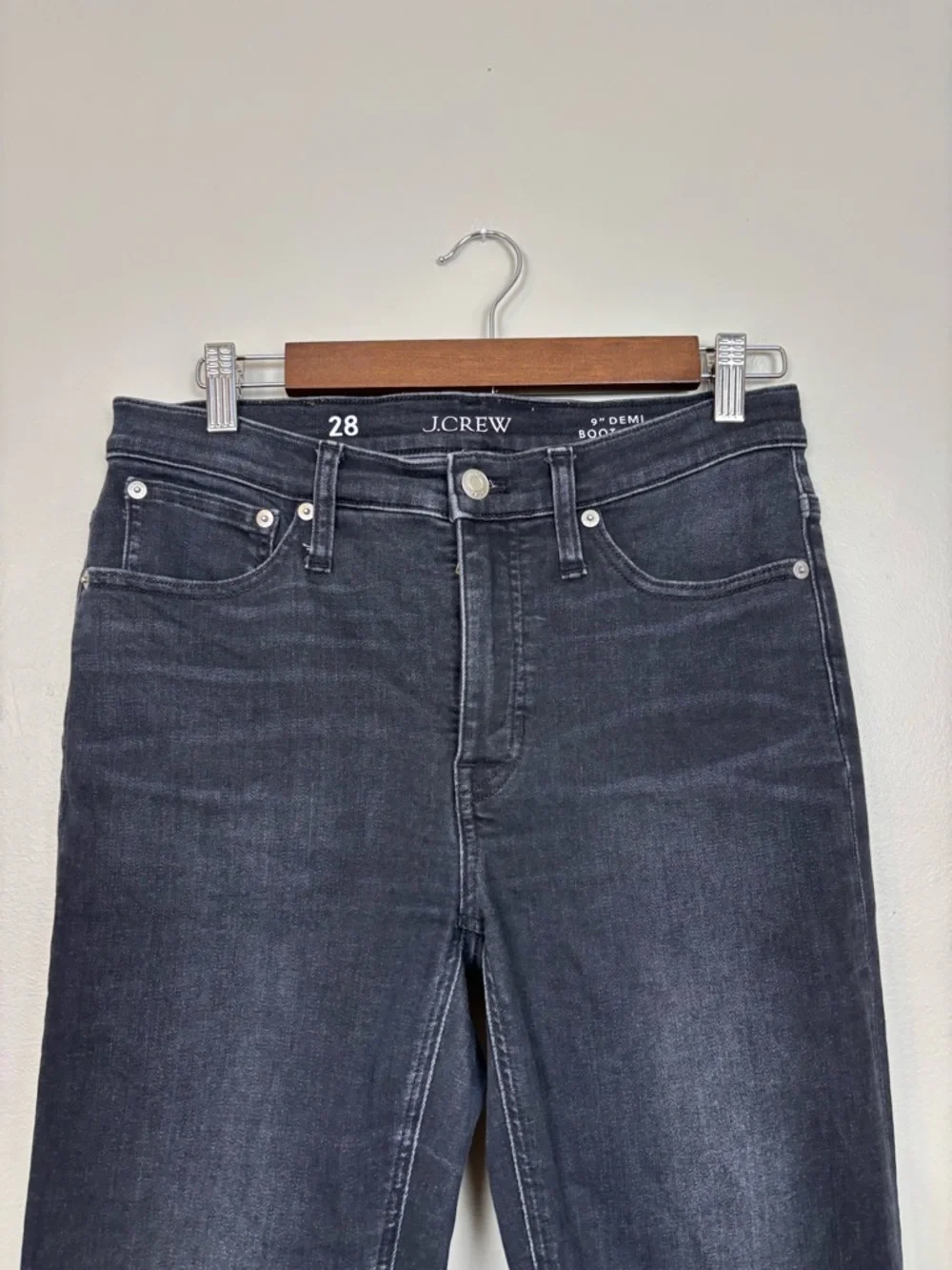 J Crew Jeans Womens 28 Black 9
